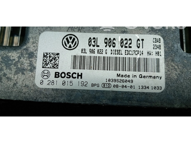 Řídící jednotka 03L906022GT Volkswagen Tiguan 2008