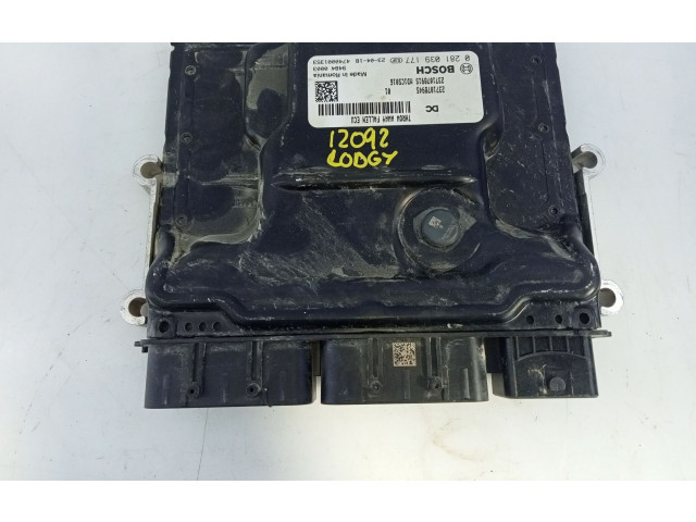 Блок управления двигателя 237107894S, 0281039177 Dacia Lodgy