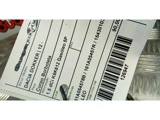 Vstřikovací lišta 161A054578B Dacia Dokker pro naftový motor