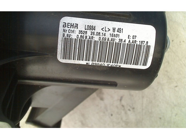 Вентилятор печки W451, W451   Smart ForTwo II    