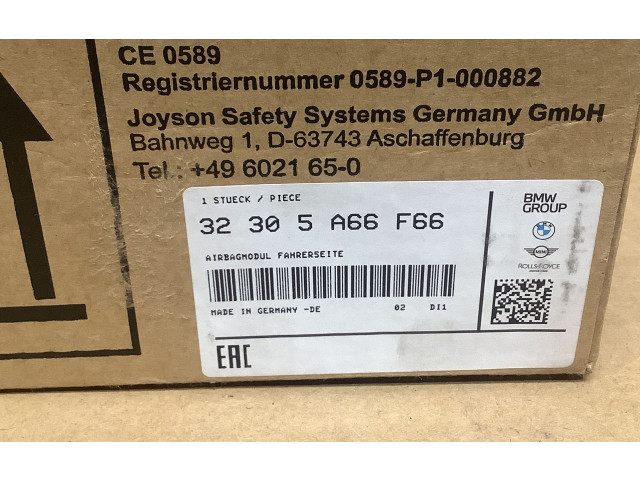 Подушка безопасности водителя 5A66F66, 9203003 BMW X3 F25