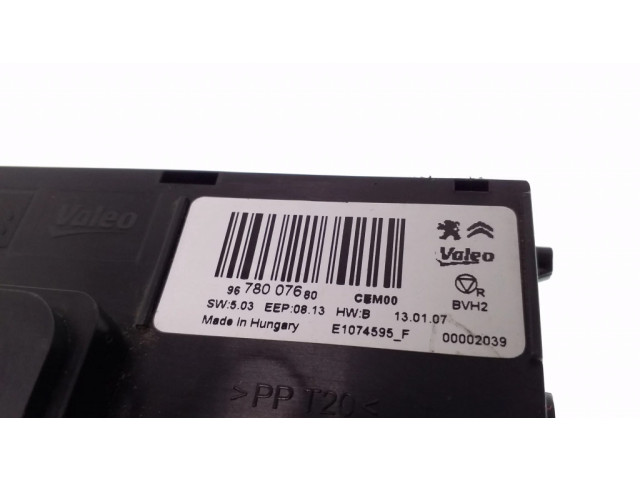 Блок управления климат-контролем 9678007680 Citroen C4 II Picasso