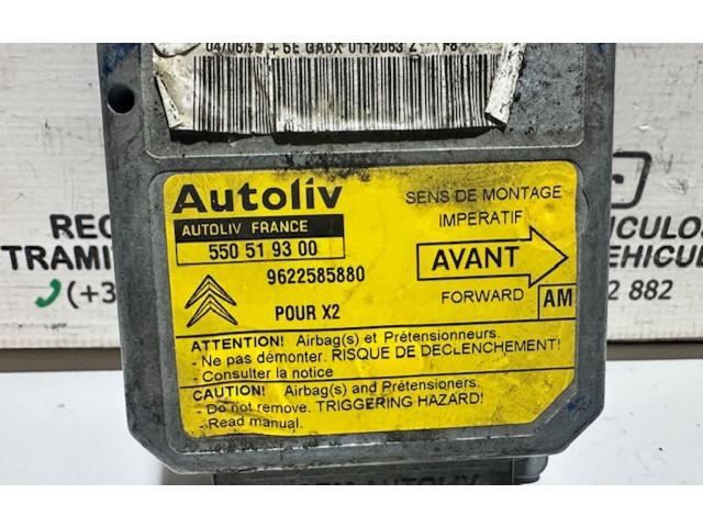 Блок подушек безопасности 550519300   Citroen Xantia