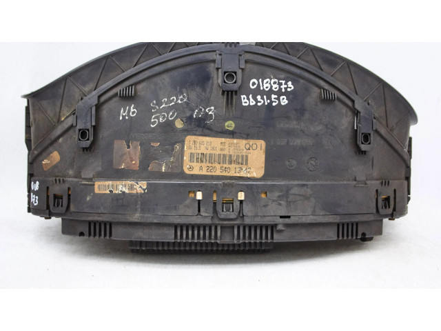 Přístrojová deska Mercedes-Benz S W220 2003 a2205401347, 0263605213