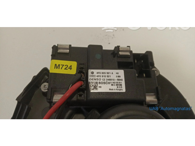 Вентилятор печки    4F0820521A, M724   Audi A6 S6 C6 4F