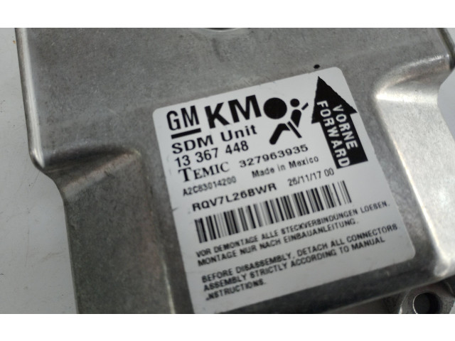 Блок управления надувных подушек 13367448   Opel Astra G