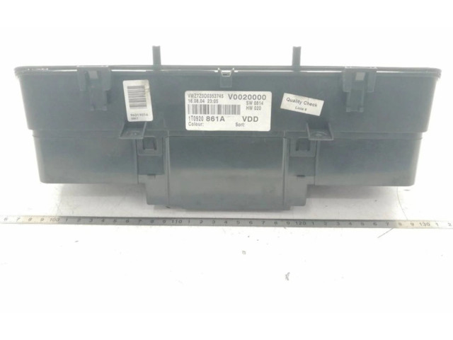 Панель приборов 1T0920861A   Volkswagen Touran I       