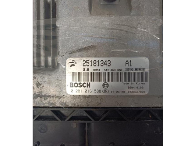 Блок управления двигателя 96814427, 96814427   Chevrolet Captiva