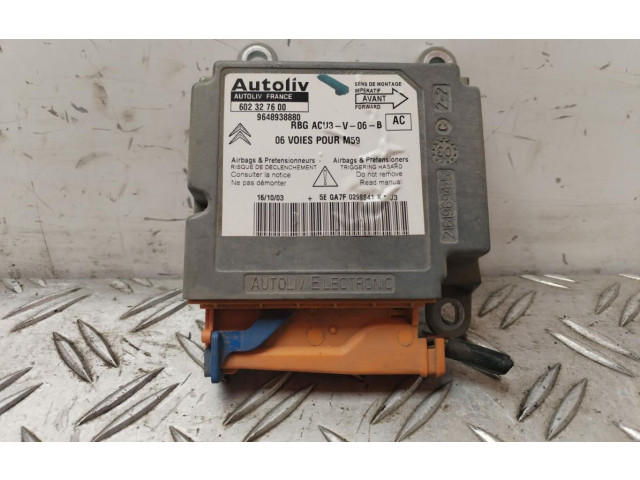 Блок подушек безопасности 9648938880 Citroen Berlingo