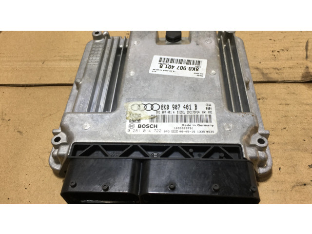 Блок управления двигателя 8K0907401B Audi A5 8T 8F