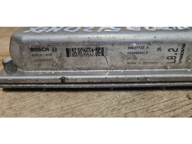 Блок управления двигателя 0281011078 Volvo V70