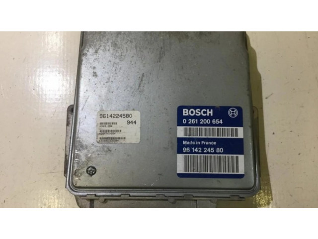 Блок управления двигателя 0261200654, 9614224580   Peugeot 306