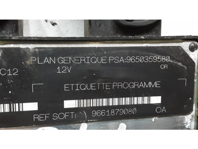 Řídící jednotka 9650359580, 9661879080 Citroen Berlingo 2001