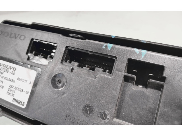 Блок управления климат-контролем 31472269, 5004492720   Volvo S90, V90