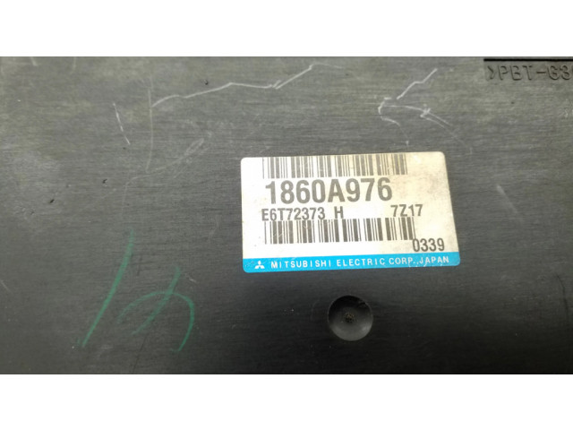 Блок управления двигателя 1860A976   Mitsubishi Lancer X