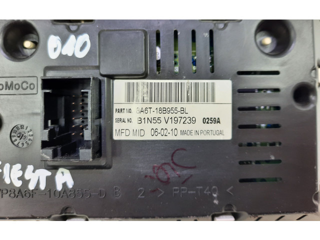 Дисплей 8A6T18B955BL Ford Fiesta