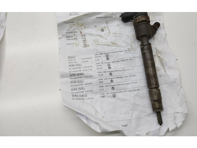 Форсунка 0445110298 Volvo V70