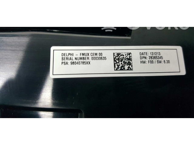 Блок управления климат-контролем 98040785XX Citroen DS4