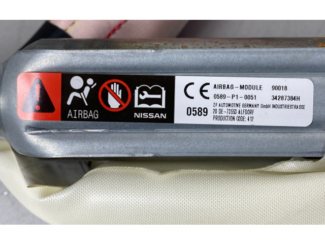 Боковая подушка безопасности 985P06RR0A, 34287384H   Nissan X-Trail T33