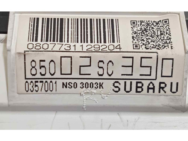 Панель приборов 85002SC350   Subaru Forester SH       