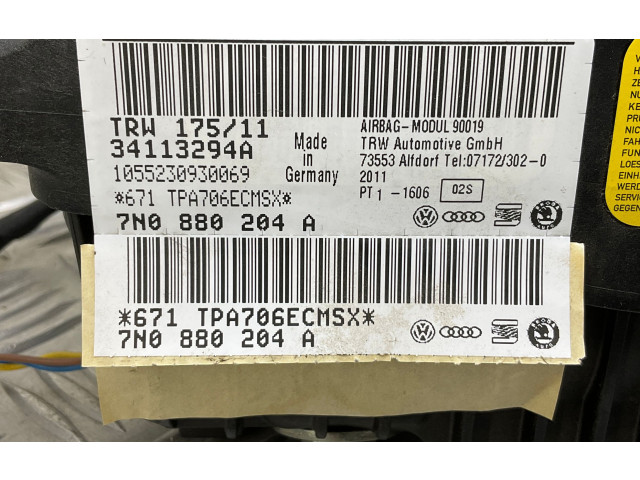 Подушка безопасности пассажира 7N0880204A   Seat Alhambra (Mk2)