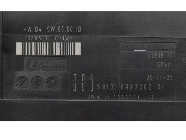 Блок комфорта 61356983302, 61356983302   BMW X3 E83   