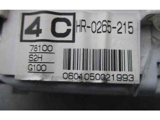 Pojistková skříňka Спидометр (приборный щиток) HR0265215 Honda HR-V 2002