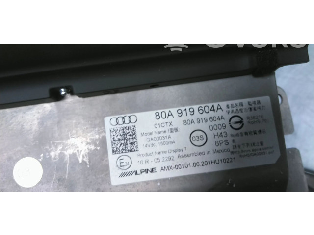 Дисплей    80A919604A, 80A919604   Audi Q5 SQ5