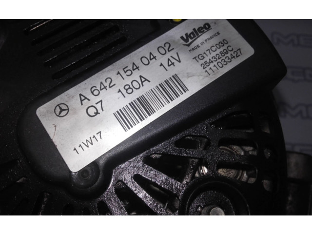 Генератор A6421540402   Mercedes-Benz CLS C218 X218      