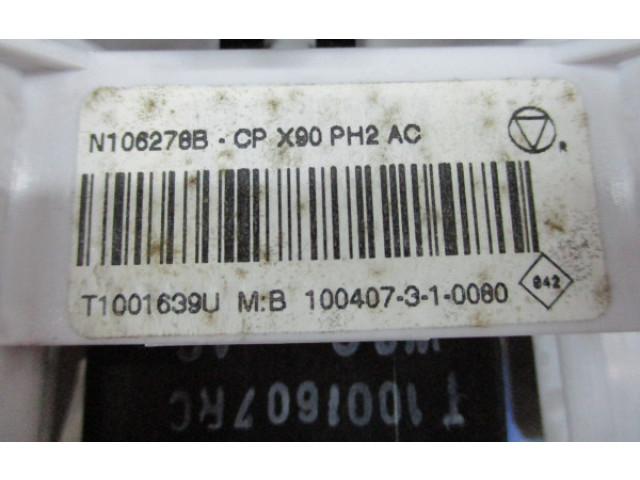 Блок управления климат-контролем T1001639U Dacia Sandero