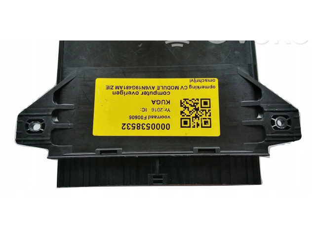 Řídící jednotka AV6N-19G481-AM, AV6N-19G481-AM Ford Kuga III 2021