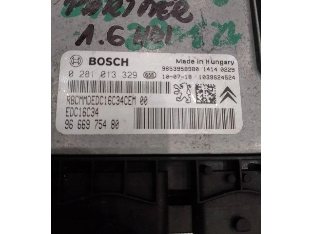 Řídící jednotka 0281013329 Peugeot Partner 2017
