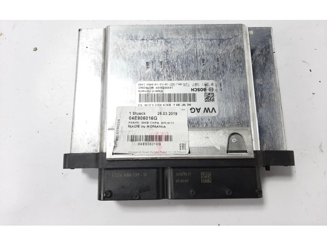 Блок управления двигателя 04E906016G, 04E907309A Skoda Octavia Mk3 (5E)