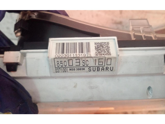 Панель приборов 8500ESC160   Subaru Forester SH       