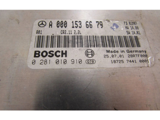Řídící jednotka A0001536679 Mercedes-Benz C W203 2000