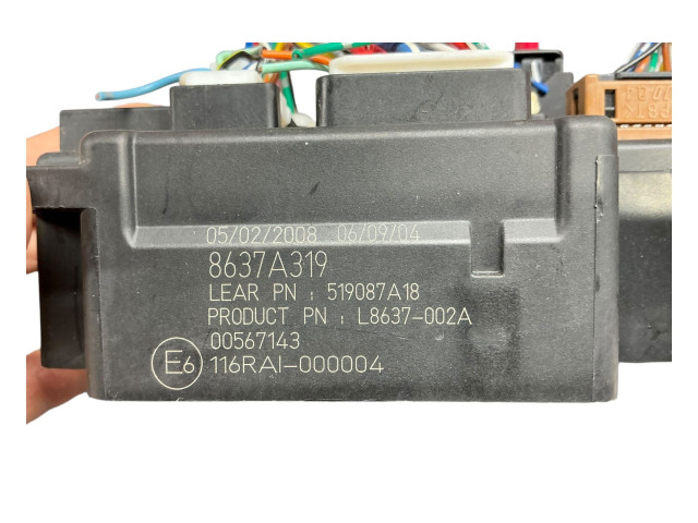 Блок предохранителей 8637A319, 519087A18 Citroen C-Crosser