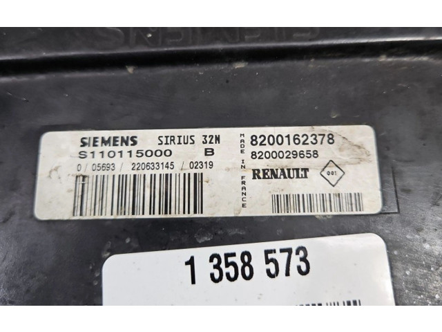 Блок управления двигателем Блок управления S110115000B, IMPRK1358573   Renault Clio II