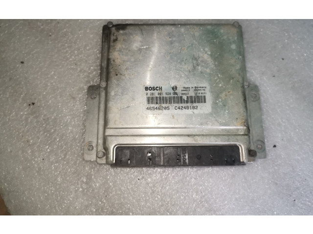 Блок управления двигателя 0281001928, 46546205 Fiat Bravo - Brava