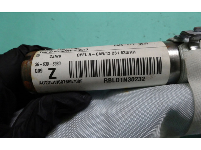 Турбина Надувная подушка для крыши Vauxhall Zafira B 13231633