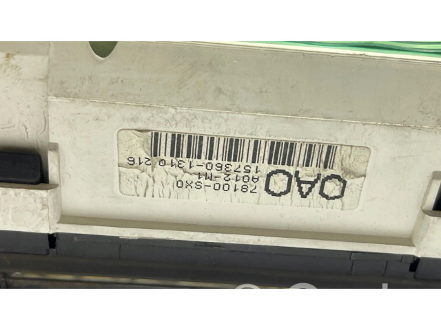 Панель приборов 78100SX0 Honda Odyssey