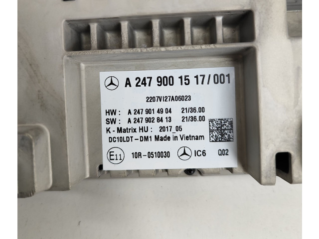 Přístrojová deska  Mercedes-Benz EQB 2022 A2479001517, A2479014904  