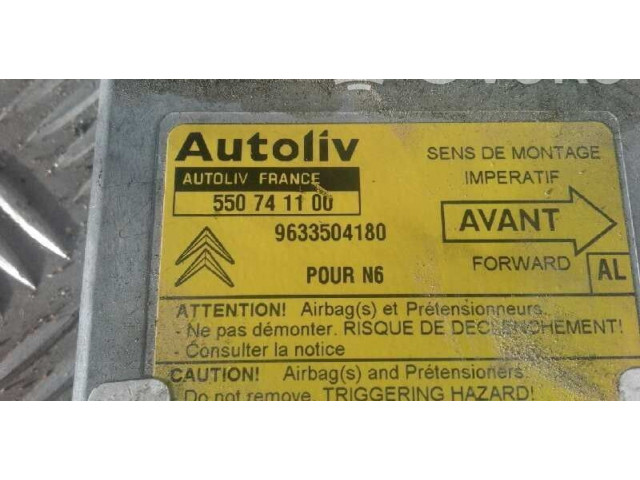 Блок подушек безопасности 9633504180, 550741100 Citroen Xsara