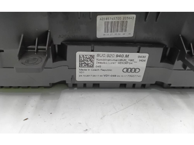 Панель приборов 8u0920940m Audi Q3 8U