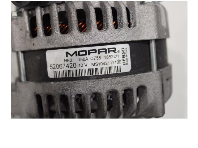 Генератор 52067420 Jeep Renegade