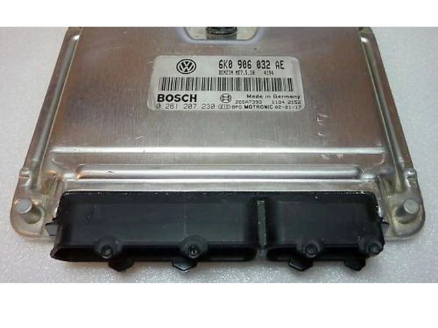 Блок управления двигателем Блок управления 6K0906032AE, 0261207230   Seat Inca (6k)