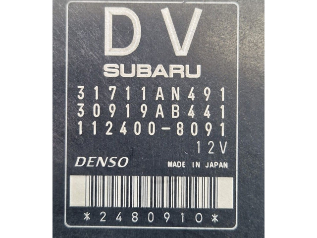 Блок управления коробкой передач 31711AN491, 112408091   Subaru Forester SH