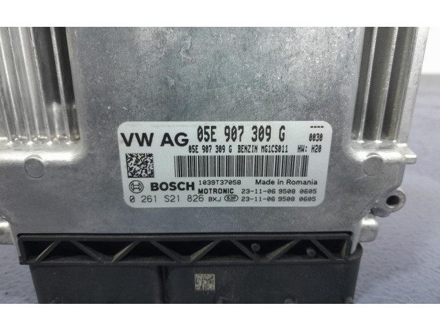 Блок управления двигателем ECU 05E907309G, 05E907309G   Skoda Octavia 985