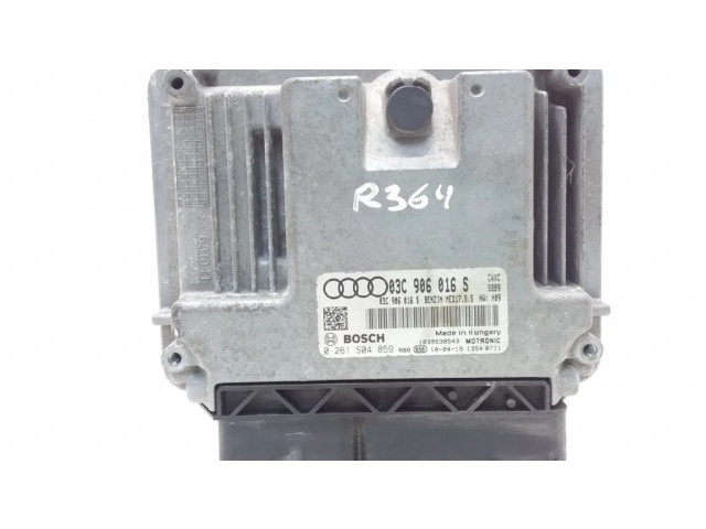 Řídící jednotka 03C906016S, 0261S04859   Audi A3 S3 A3 Sportback 8P 2010