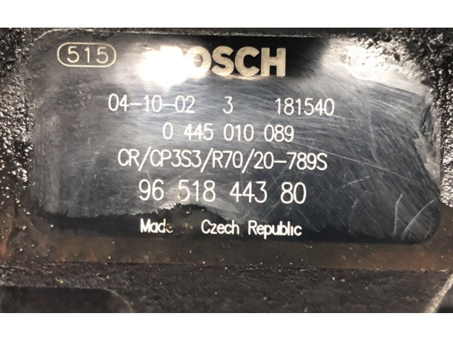 Vstřikovací čerpadlo 0445010089 Ford Focus C-MAX