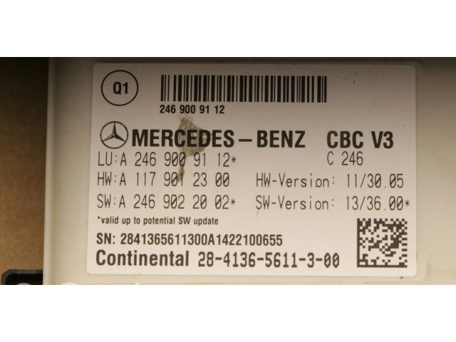 Блок комфорта A2469009112, A1179012300   Mercedes-Benz CLA C117 X117 W117   